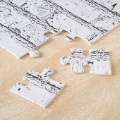 Cute and Charming, Black and White Cat Legpuzzel (Zijkant)
