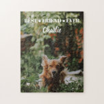 Cute and Charming Gepersonaliseerd Dog Photo and N Legpuzzel<br><div class="desc">Cute and Charming Gepersonaliseerd de puzzel van de Dog Foto en van de Naam die met jouw tekst kan worden aangepast. Klik op de knop "Aanpassen" en gebruik onze ontwerptool om deze sjabloon te wijzigen. Bekijk de grafische kunstontwerpopslag voor andere producten die bij dit ontwerp passen!</div>
