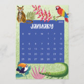Cute and Colorful 2026 Calendar Page - January Bedankkaart (Voorkant)