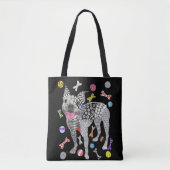 Cute and Colorful Boston Terrier Canvas tas (Voorkant)