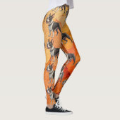 Cute and Colorful Boston Terrier Leggings (Rechts)