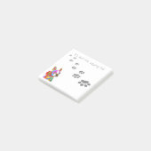 Cute and Colorful Boston Terrier Post-it Notes (Schuin)