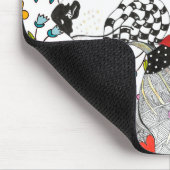 Cute and Colorful Bull Terrier Muismat (Hoek)