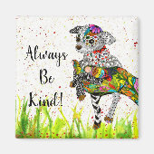 Cute and Colorful Chihuahua Magnet 2" (Voorkant)
