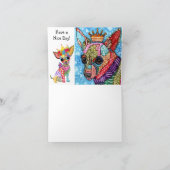 Cute and Colorful Chihuahua Pop Art Wenskaart Kaart (Binnen)