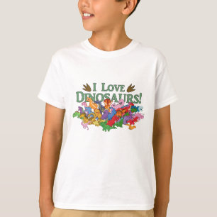 Cute and Colorful Dinosaurs T-shirt