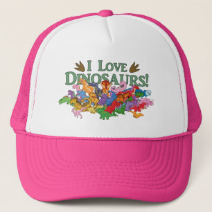 Cute and Colorful Dinosaurs Trucker Pet