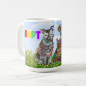 Cute and Colorful Dog and Cat Adoption Mug Koffiemok (Voorkant links)