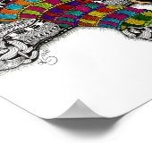 Cute and Colorful Dog and Cat Poster 14"x11" (Hoek)