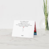 Cute and Colorful Dog Rescue Mutt Wenskaart Bedankkaart (Achterkant)