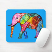 Cute and Colorful Elephant Mousepad Muismat (Met muis)