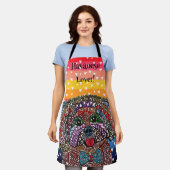 Cute and Colorful Havanese Dog Schort (Gedragen)