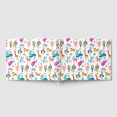 Cute and Colorful Jungle Animals Pattern Gastenboek (Volledig)