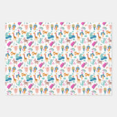 Cute and Colorful Jungle Animals Pattern Inpakpapier Vel (Voorkant 2)