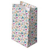 Cute and Colorful Jungle Animals Pattern Klein Cadeauzakje (Achterkant Gekanteld)