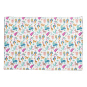 Cute and Colorful Jungle Animals Pattern Kussensloop (Achterkant)