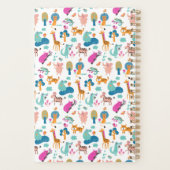 Cute and Colorful Jungle Animals Pattern Planner (Achterkant)