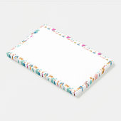 Cute and Colorful Jungle Animals Pattern Post-it® Notes (Schuin)