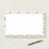 Cute and Colorful Jungle Animals Pattern Post-it® Notes (Op bureau)