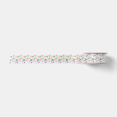 Cute and Colorful Jungle Animals Pattern Satijnen Lint (Voorkant)