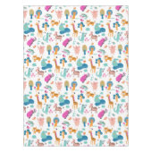 Cute and Colorful Jungle Animals Pattern Tafelkleed (Voorkant)