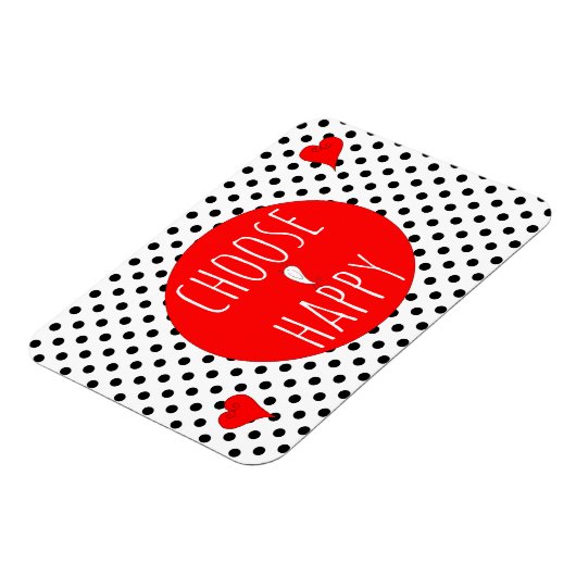 Cute and Colorful Kies Happy Magnet Magneet (Linkerzijde)