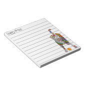 Cute and Colorful Labrador Retriever Notitieblok (Schuin)