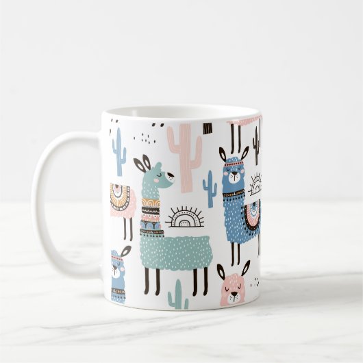 Cute and Colorful Llama Mok (Links)