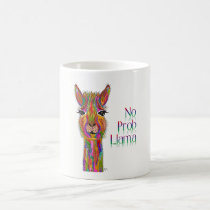 Cute and Colorful Llama Mok 11 oz.
