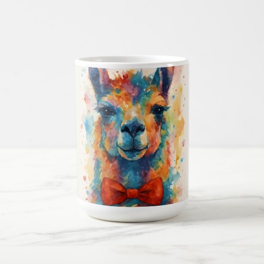 Cute and Colorful Llama Mug Koffiemok (Center)