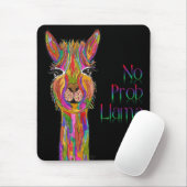 Cute and Colorful Llama Muismat (Met muis)