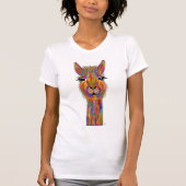 Cute and Colorful Llama T-Shirt (Voorkant)