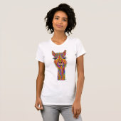 Cute and Colorful Llama T-Shirt (Voorkant volledig)