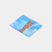 Cute and Colorful No Prob Llama Post-it® Notes (Schuin)