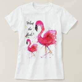 Cute and Colorful Pink Flamingo T-Shirt