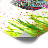 Cute and Colorful Shih Tzu Poster 10"x8" (Hoek)