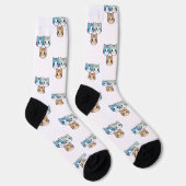 Cute and cool character sock designs sokken (Rechts)