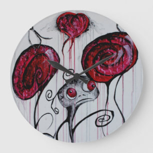 Cute and Creepy Creaty Creaty Whimsical Gothic Hor Grote Klok