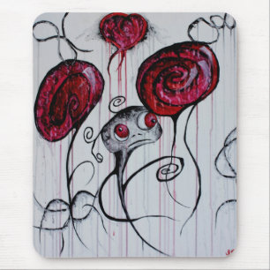 Cute and Creepy Creaty Whimsical Gothic Horror Art Muismat