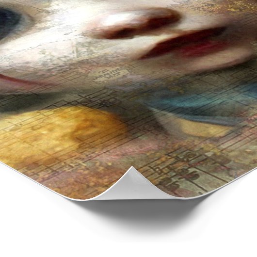 Cute and Creepy Doll Poster: Spooky Halloween Deco Poster (Hoek)