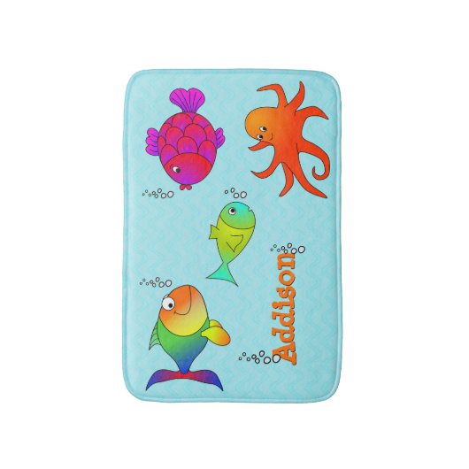 Cute and Friendly Zee creeert Kinder Badmat (Voorkant Verticaal)