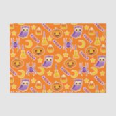 Cute and Fun Halloween Graphic Pattern Tissuepapier (Voorkant)
