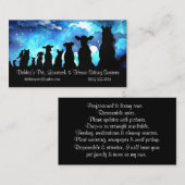 Cute and Fun House Pet and Livestock House Sitting Visitekaartje (Voorkant / Achterkant)