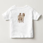 Cute and fun Icelandic horses Kinder Shirts (Achterkant)