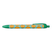Cute and Fun Kawaii Oranje Writing Zwarte Inkt Pen (Bovenkant)