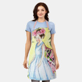 Cute and Fun Summer Fairy Apron Schort (Gedragen)