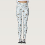Cute and Fun Winter Polar Beer Pattern kerst Leggings<br><div class="desc">Dit schattige,  leuke en moderne kerstwapenontwerp is voorzien van een blauw Arctisch winterpatroon,  met een polair beer,  pinguïn,  zeehond en een walrusafbeelding. Het perfecte kerstcadeau voor elk dierenvriend van dit vakantieseizoen!</div>