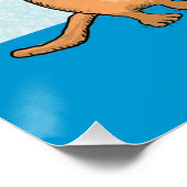 Cute and Funny Arguing Otters Poster (Hoek)