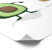 Cute and Funny Avocado Toast Poster (Hoek)