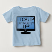 Cute and Funny Baby Geek Baby T-Shirt (Voorkant)